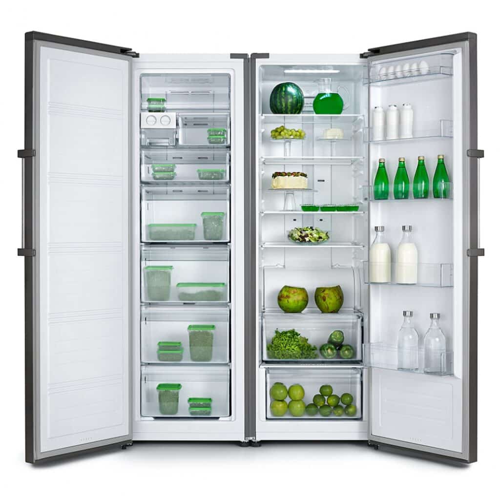 Refrigerador Elettromec  Duo 360 litros Inox Titanium -220V